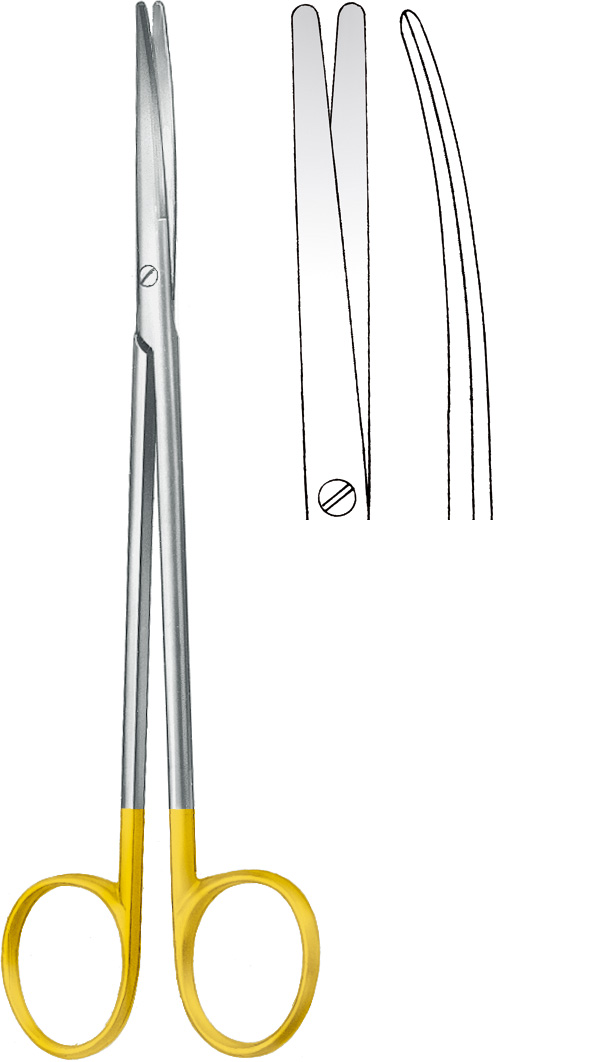 KLS Martin Metzenbaum sakset, käyrät 18 cm