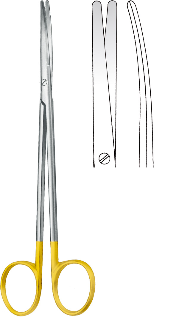 KLS Martin Metzenbaum-sakset, käyrät 23 cm